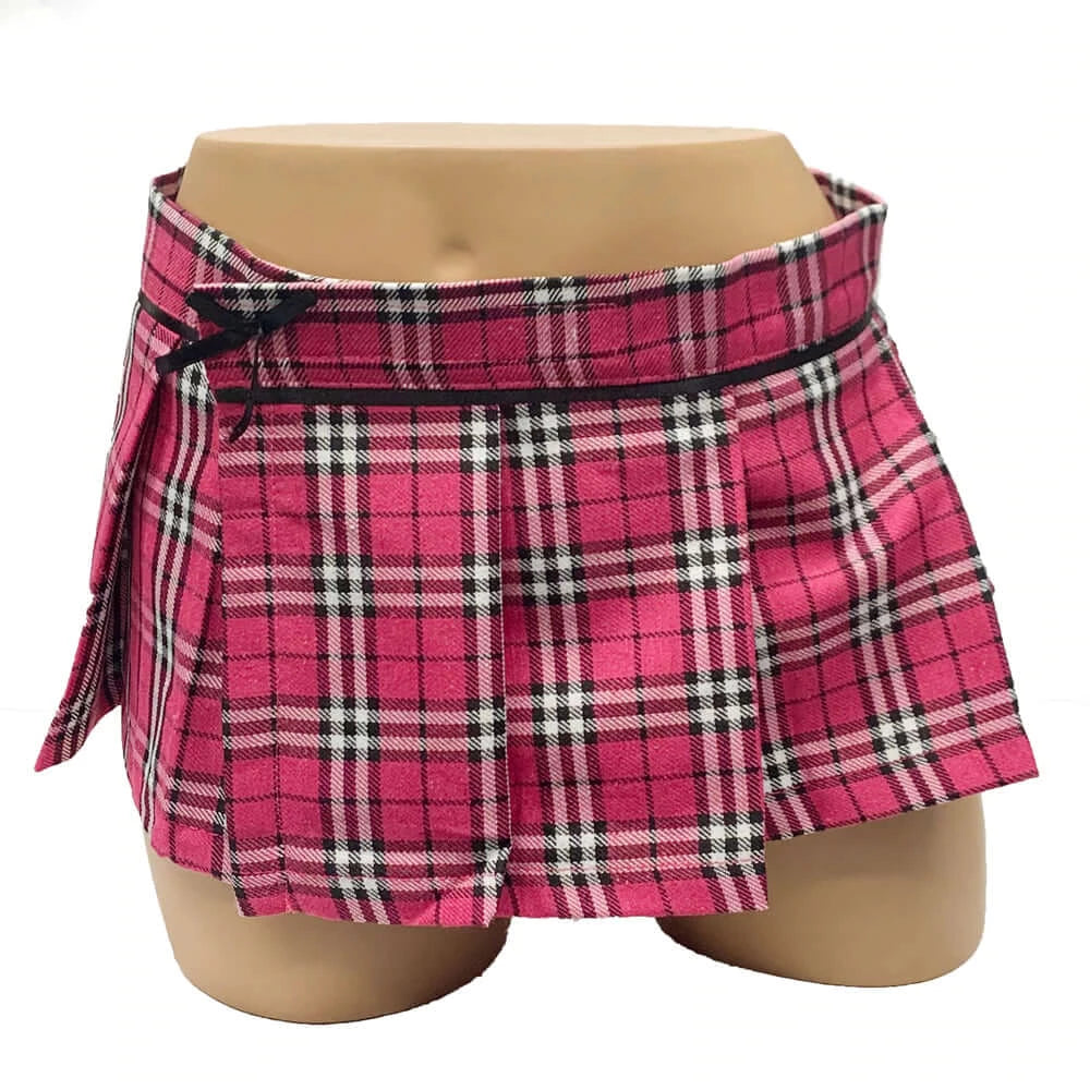 Poison Rose School Girl Pink Skirt (S/M)-Clothing - Costumes - Fantasy & Role Play-Poison Rose-Danish Blue Adult Centres