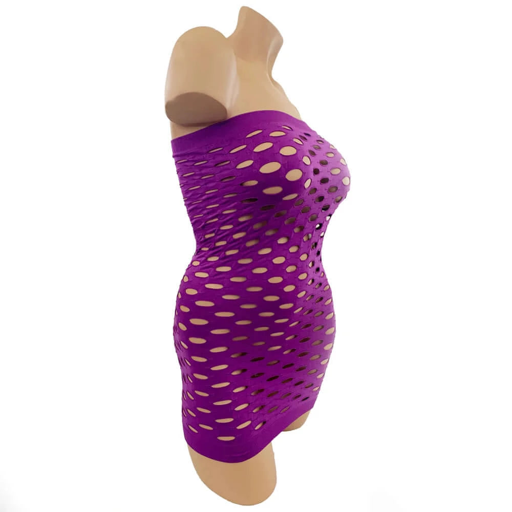 Tube Dress o/s-Unclassified-Poison Rose-Danish Blue Adult Centres