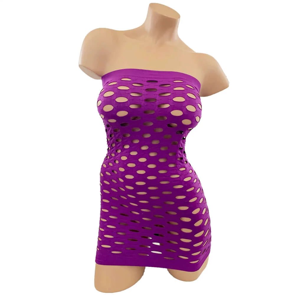 Tube Dress o/s-Unclassified-Poison Rose-Danish Blue Adult Centres