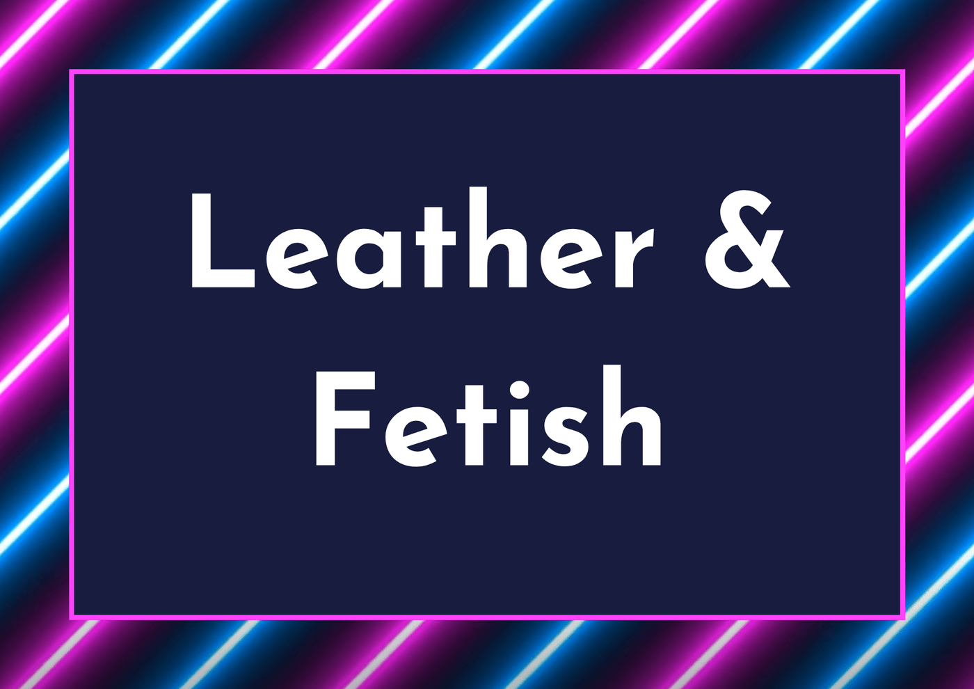 Leather & Fetish Danish Blue clothing 