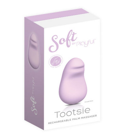 Soft By Playful - Tootsie Rechargeable Palm Vibrator-Adult Toys - Vibrators - Clitoral Vibrators-Playful-Danish Blue Adult Centres