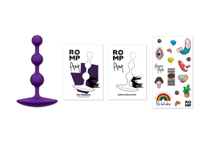 Romp Amp Anal Beads-Adult Toys - Anal - Beads& - Balls-ROMP-Danish Blue Adult Centres