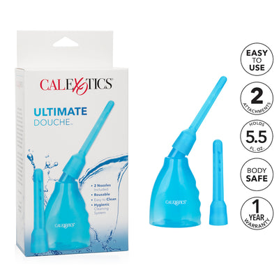 CalEx Ultimate Douche w/ 2 Nozzles-Lubricants & Essentials - Douches-CalExotics-Danish Blue Adult Centres