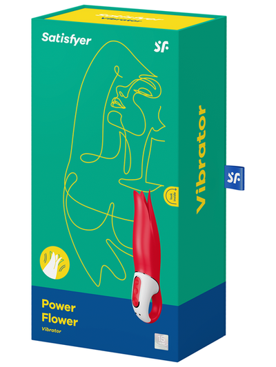 Satisfyer Vibes - Power Flower-Adult Toys - Vibrators - Clitoral Vibrators-Satisfyer-Danish Blue Adult Centres