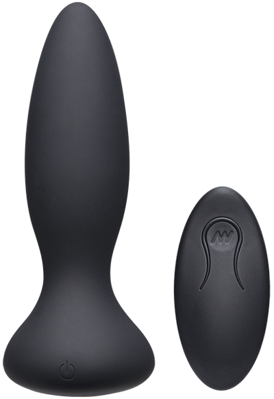 A-Play - Vibe - Adventurous - Rechargeable Remote Control Anal Plug-Adult Toys - Anal - Plugs-Doc Johnson-Danish Blue Adult Centres