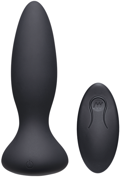 A-Play - Vibe - Adventurous - Rechargeable Remote Control Anal Plug-Adult Toys - Anal - Plugs-Doc Johnson-Danish Blue Adult Centres