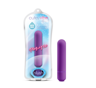 Play with Me Cutey Vibe Plus --Adult Toys - Vibrators - Bullets-Blush-Danish Blue Adult Centres