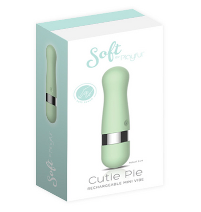 Soft By Playful - Cutie Pie Rechargeable Bullet-Adult Toys - Vibrators - Bullets-Playful-Danish Blue Adult Centres