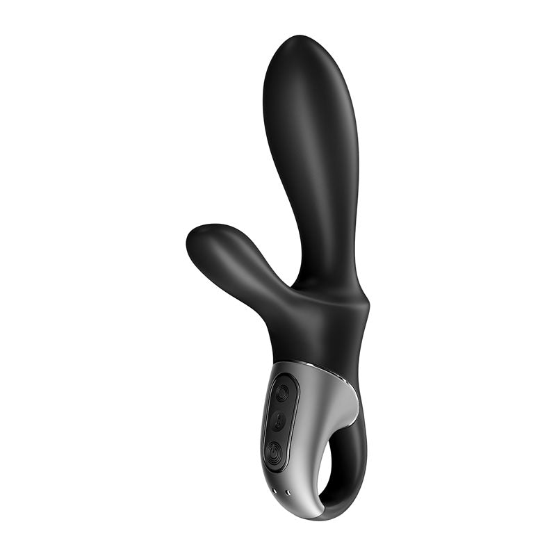 Satisfyer Heat Climax+ - Black-Adult Toys - Vibrators - Rabbits-Satisfyer-Danish Blue Adult Centres