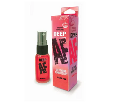 Deep AF Throat Numbing Spray 29ML --Lubricants & Essentials - Creams & Sprays - Oral-LITTLE GENIE-Danish Blue Adult Centres