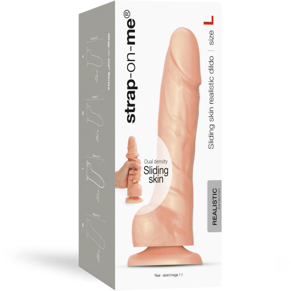 Strap-On-Me Sliding Skin Realistic Dildo-Adult Toys - Dildos - Realistic-Strap On Me-Danish Blue Adult Centres