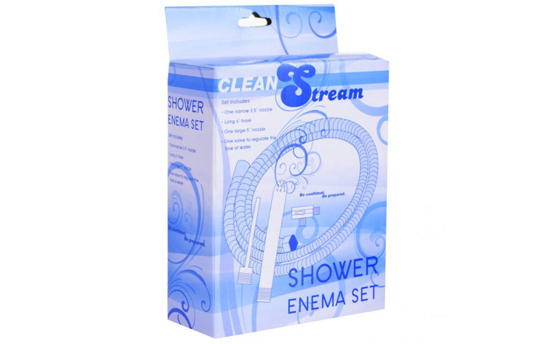 Shower Metal Deluxe System-Lubricants & Essentials - Douches-CleanStream-Danish Blue Adult Centres