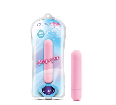 Play with Me Cutey Vibe Plus --Adult Toys - Vibrators - Bullets-Blush-Danish Blue Adult Centres