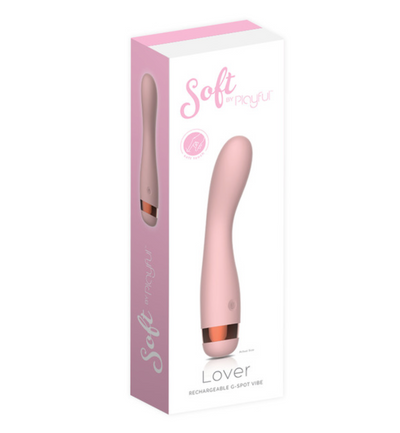 Soft By Playful - Lover Rechargeable G-Spot Vibrator-Adult Toys - Vibrators - G-Spot-Playful-Danish Blue Adult Centres