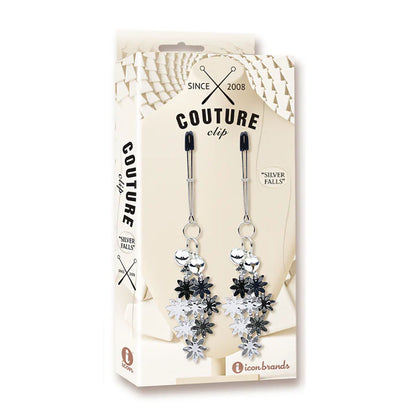 Couture Clip Luxury Nipple Clamps --Bondage & Fetish - Nipple Play-Icon Brands-Danish Blue Adult Centres
