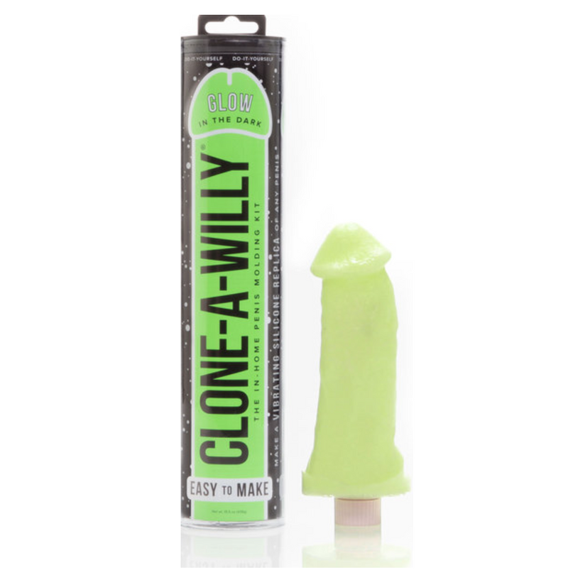 Clone-A-Willy - Vibrating Dildo Moulding Kit - Glow In The Dark Green-Novelty - Accessories-Clone a Willy-Danish Blue Adult Centres