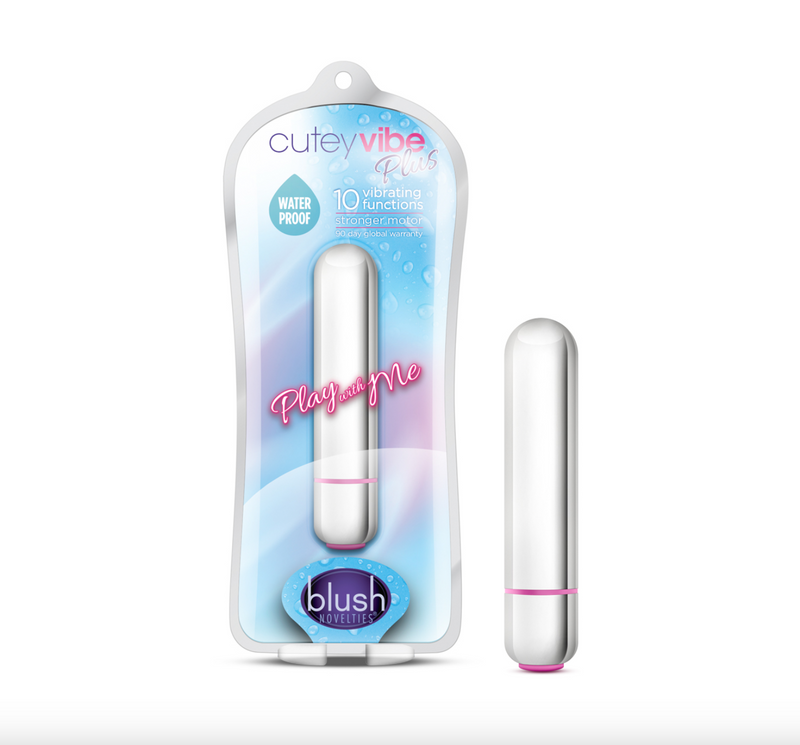 Play with Me Cutey Vibe Plus --Adult Toys - Vibrators - Bullets-Blush-Danish Blue Adult Centres