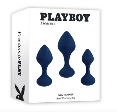Playboy Pleasure Tail Trainer-Adult Toys - Anal - Plugs-Playboy-Danish Blue Adult Centres