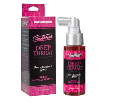 GoodHead Deep Throat Spray 59ML --Lubricants & Essentials - Creams & Sprays - Oral-Doc Johnson-Danish Blue Adult Centres