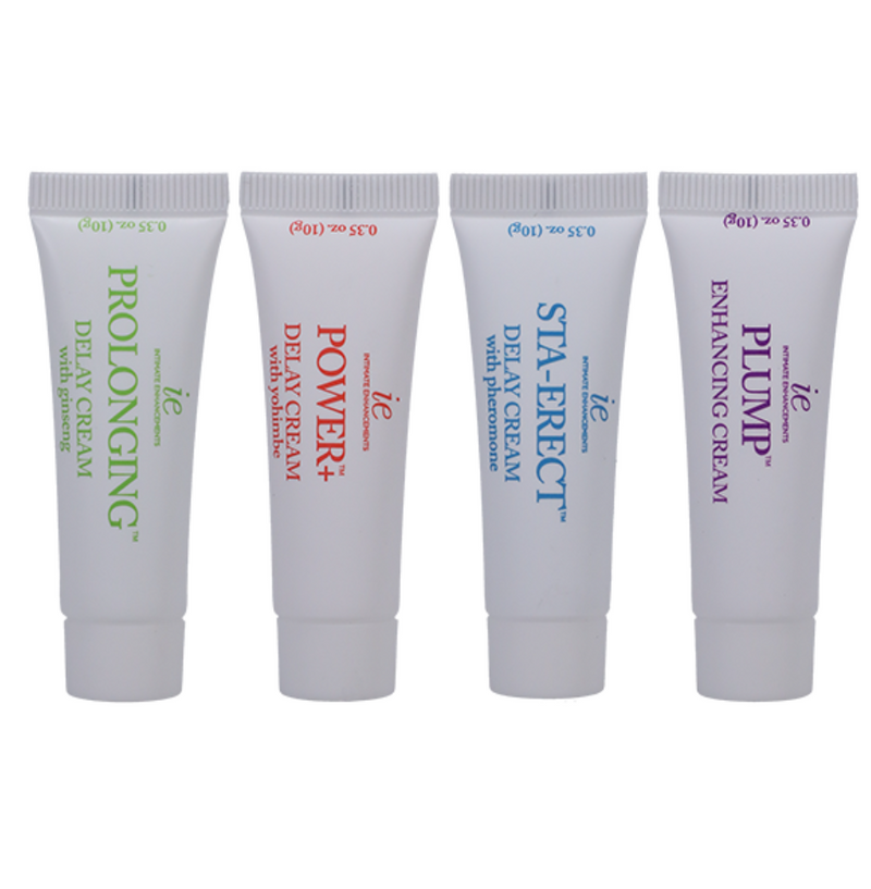 Intimate Enhancements - Enhance Pleasure 4 Pack-Lubricants & Essentials - Creams & Sprays - Desensitiser-Intimate Enhancements-Danish Blue Adult Centres