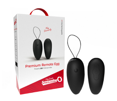 Screaming O Premium Remote Egg-Adult Toys - Vibrators - Remote Controllable-ScreamingO-Danish Blue Adult Centres