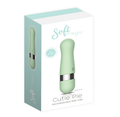 Soft By Playful - Cutie Pie Rechargeable Bullet-Adult Toys - Vibrators - Bullets-Playful-Danish Blue Adult Centres