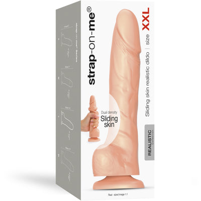 Strap-On-Me Sliding Skin Realistic Dildo-Adult Toys - Dildos - Realistic-Strap On Me-Danish Blue Adult Centres