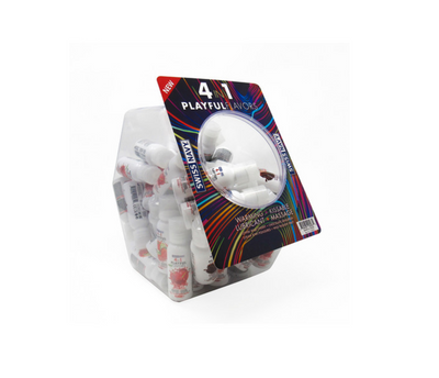 Swiss Navy 4 in 1 Assorted Flavours 50 Piece Fishbowl-Lubricants & Essentials - Lube - Flavours-Swiss Navy-Danish Blue Adult Centres