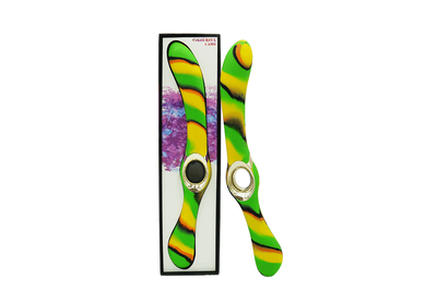 Colourful Camo Entice Vibrator --Adult Toys - Vibrators - G-Spot-Colourful Camo-Danish Blue Adult Centres