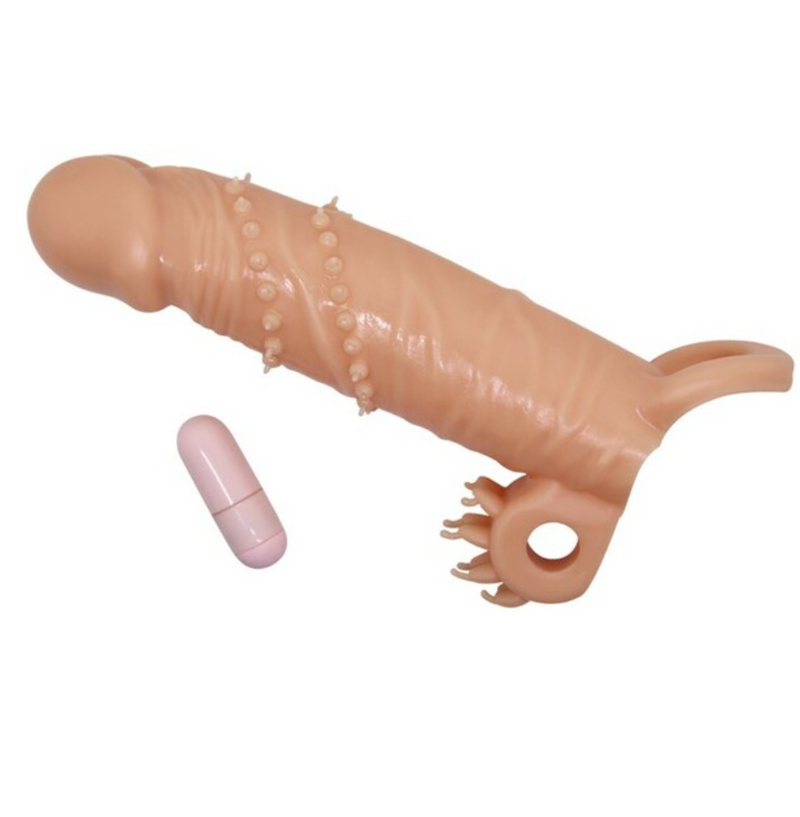 Pretty Love - Connor Penis Sleeve 6.7"-Adult Toys - Cock Rings - Sleeves-Pretty Love-Danish Blue Adult Centres