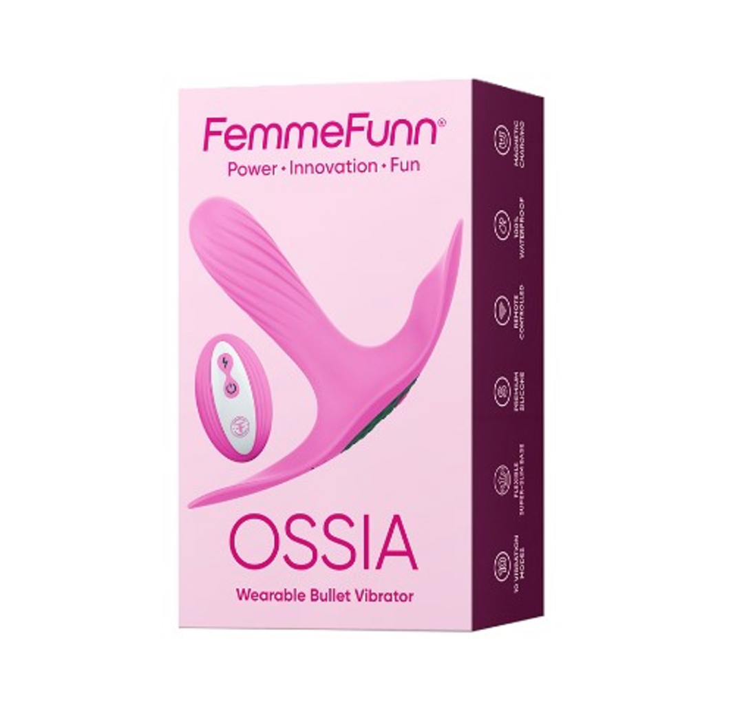 Femme Funn - Ossia Wearable Bullet Vibe Pink-Adult Toys - Vibrators - Remote Controllable-Femme Funn-Danish Blue Adult Centres