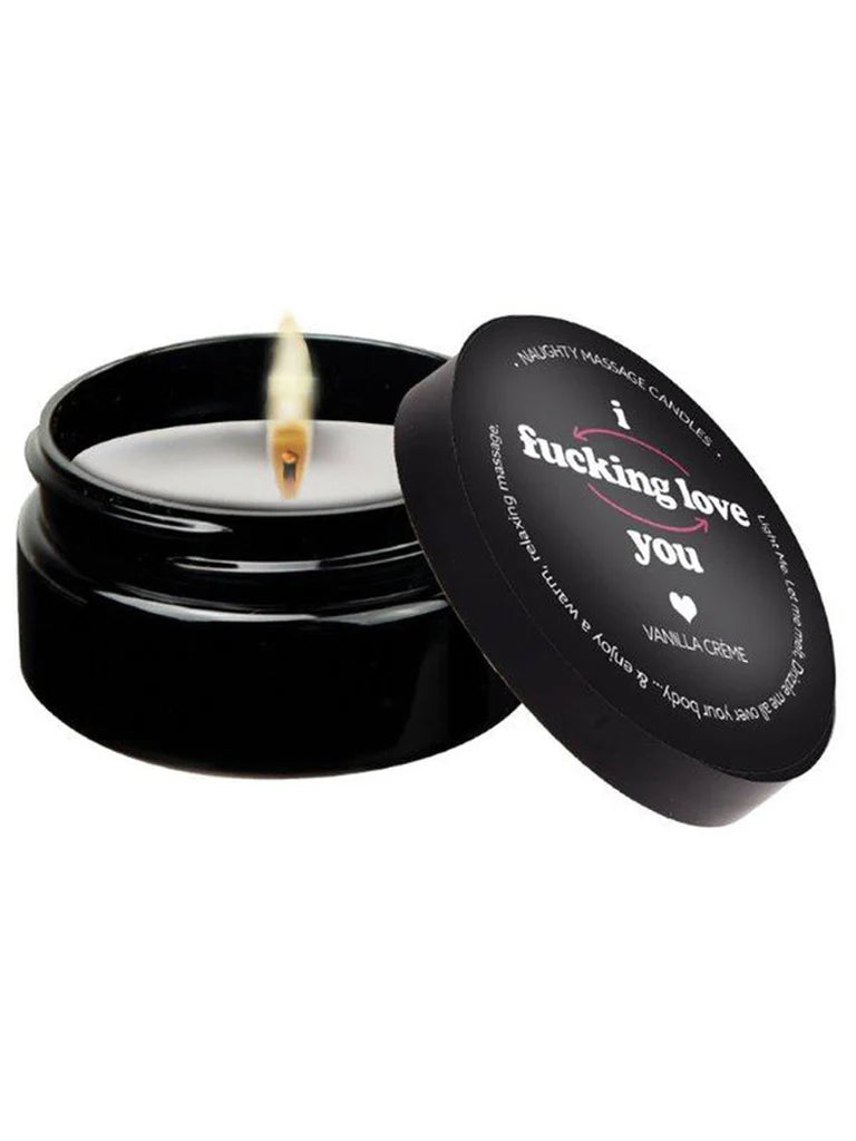 Kama Sutra 2 Oz Massage Candle "I F*cking Love You"