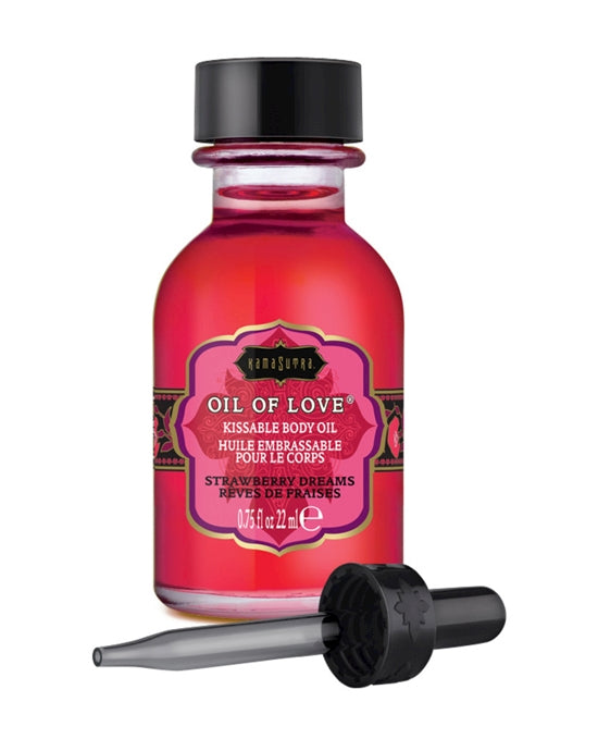 Kama Sutra Oil Of Love With Applicator - Strawberry Dreams 22ml