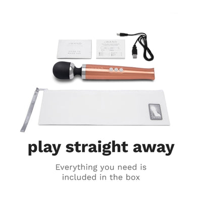 Le Wand Rechargeable Die Cast Rose Gold