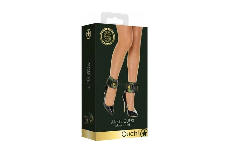 OUCH! Ankle Cuffs - Army Theme - Green