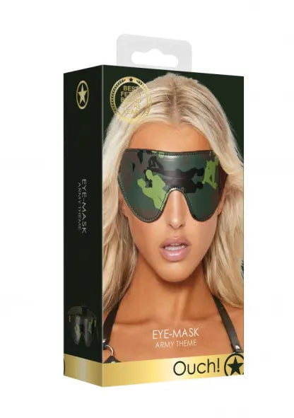 OUCH! Eye-Mask - Army Theme - Green