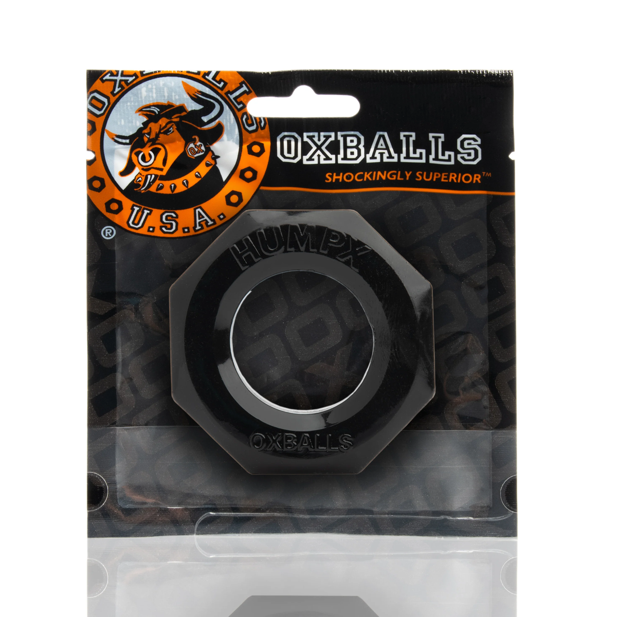 Oxballs HumpX Larger screw cockring Black