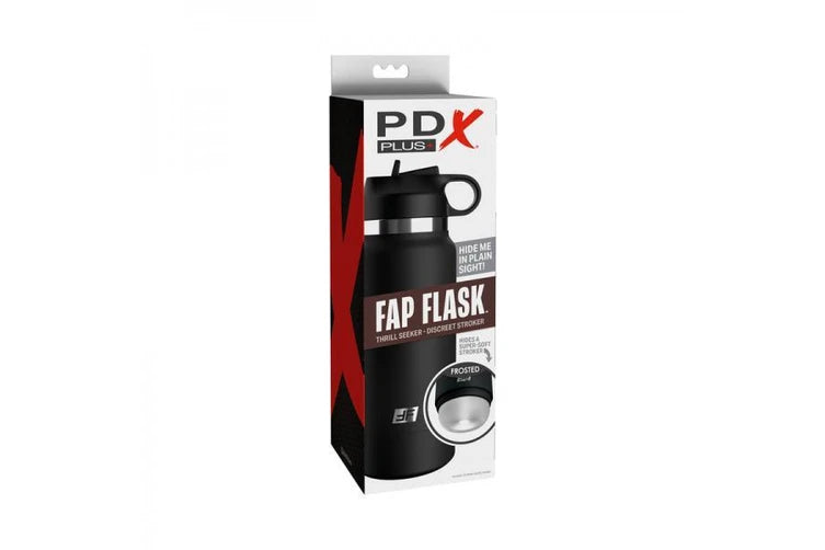 PDX Plus Fap Flask Thrill Seeker Discreet Stroker Frosted