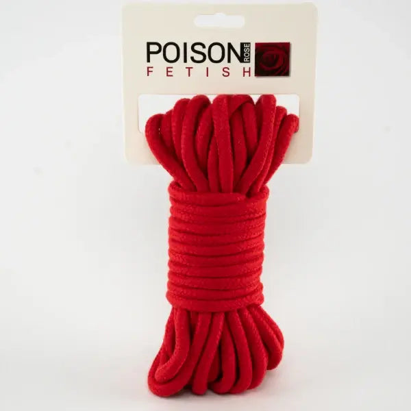 Poison Rose 1m Rope Red