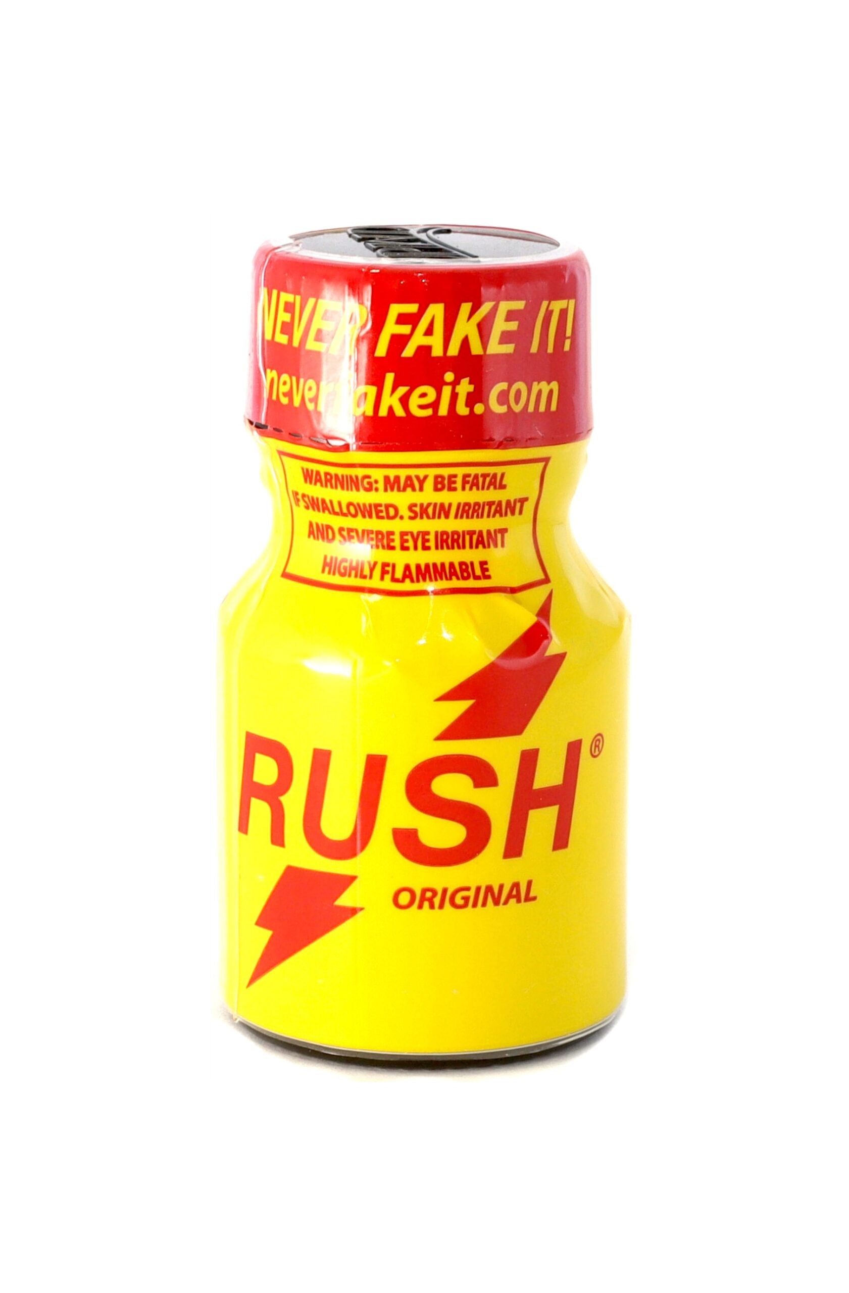 Rush 10ml leather cleaner bottle yellow label