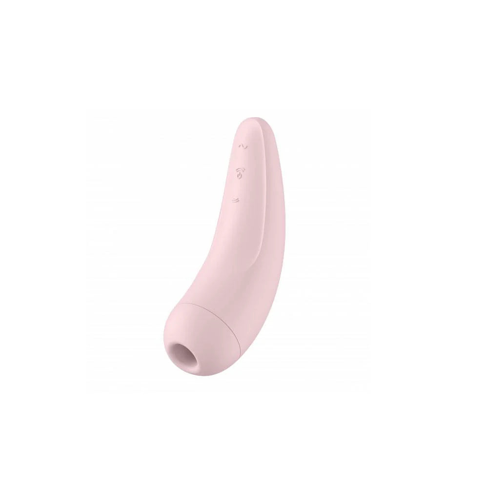 Satisfyer Curvy 2+ clitoral suction vibrator in rose pink