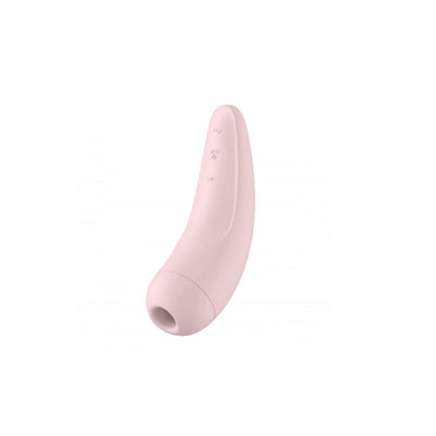 Satisfyer Curvy 2+ clitoral suction vibrator in rose pink