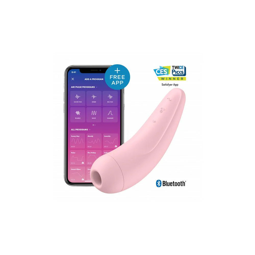 Satisfyer Curvy 2+ air pulse stimulator with app control