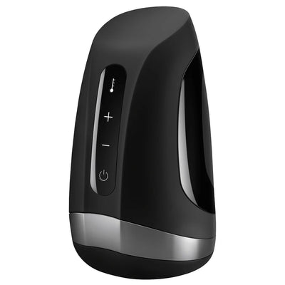 Satisfyer Men Heat Vibration Masturbator Black