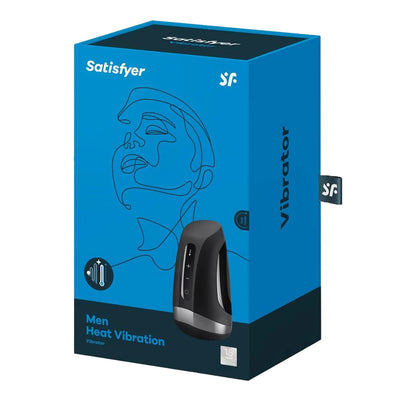 Satisfyer Men Heat Vibration Masturbator Black
