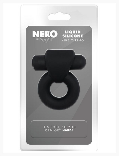 Nero by Playful Liquid Silicone Vibe C-Ring