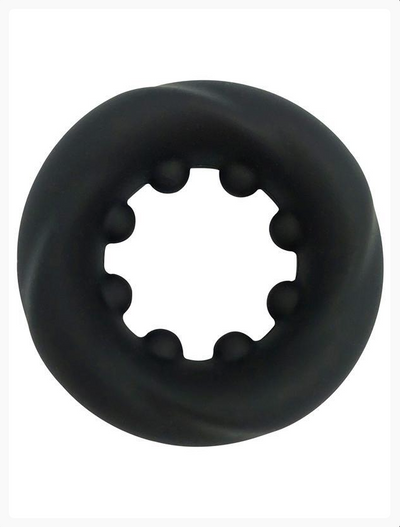 Nero by Playful Liquid Silicone Nubbed C-Ring