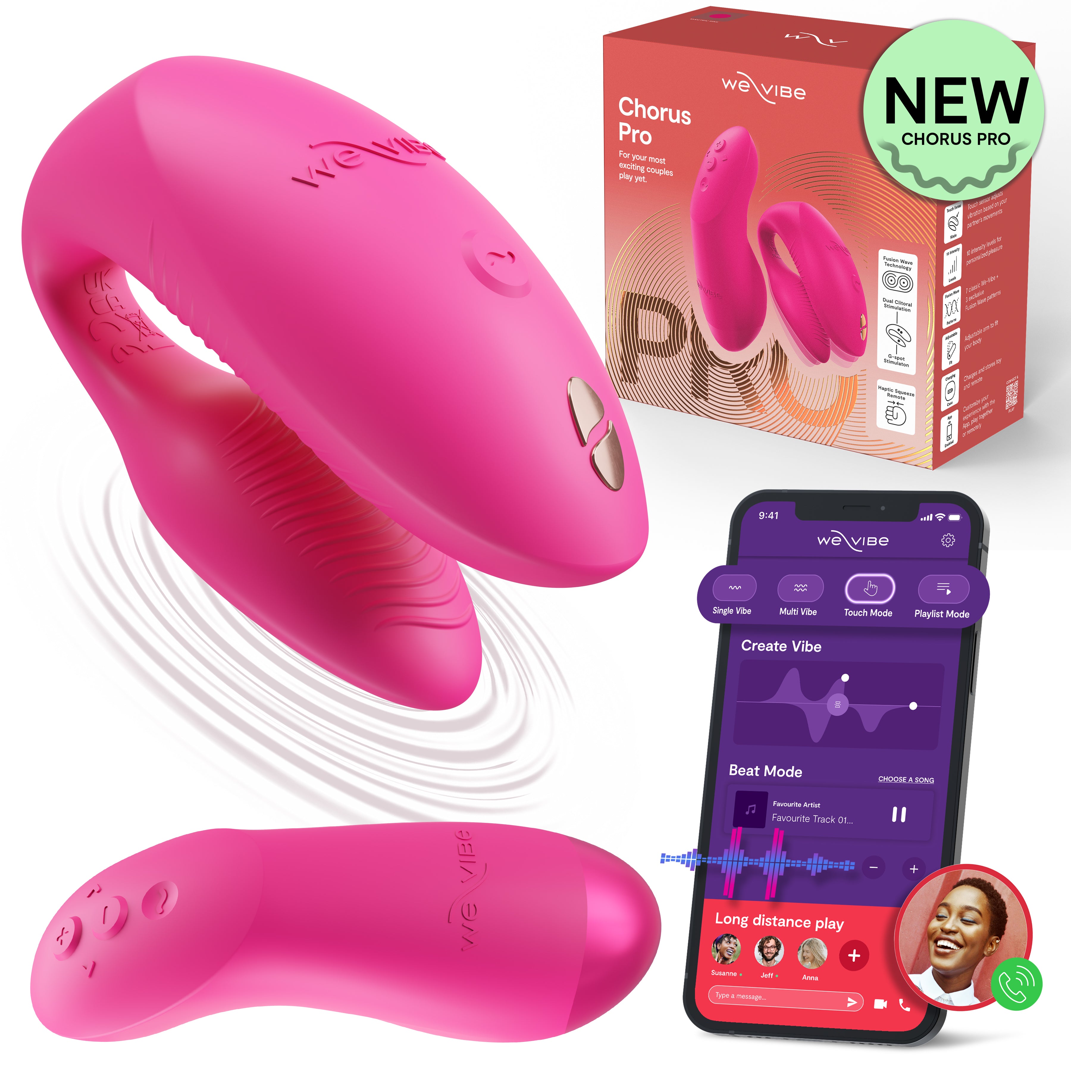 We-Vibe Chorus Pro Vibrator
