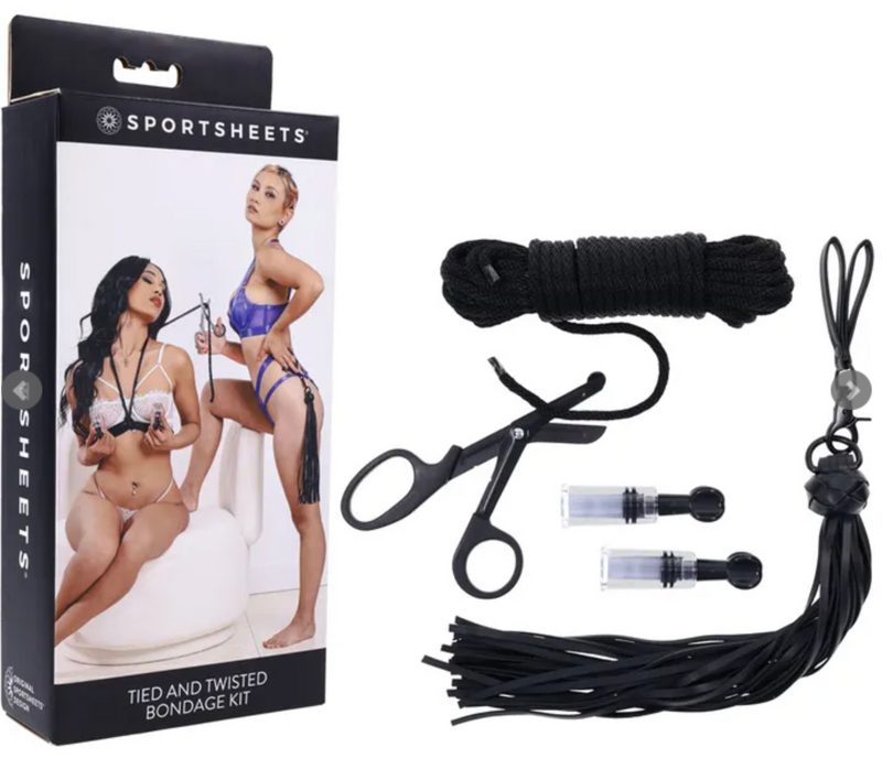 SPORTSHEETS Tied and Twisted Bondage Kit