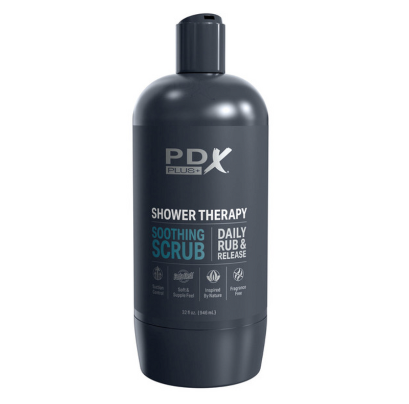 PDX PLUS Shower Therapy Soothing Scrub - Light-Adult Toys - Masturbators-pdx-Danish Blue Adult Centres